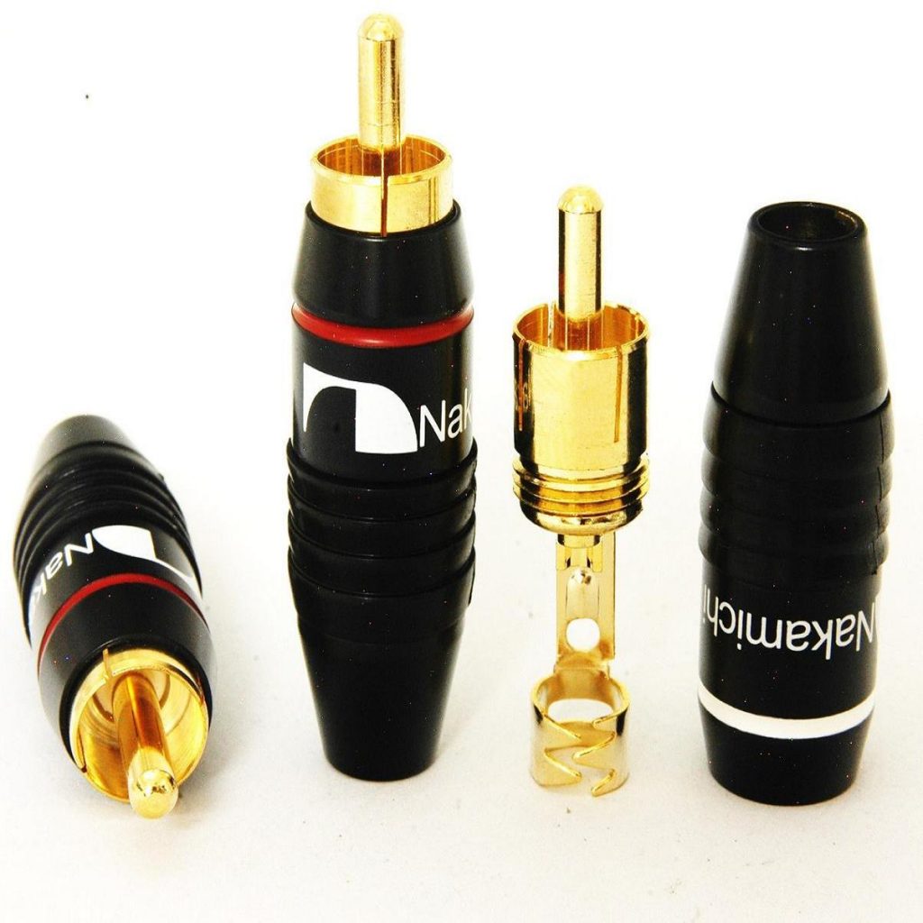 High Quality Nakamichi RCA Plug 24K Gold Plated N0556 Nakamichi Plugs