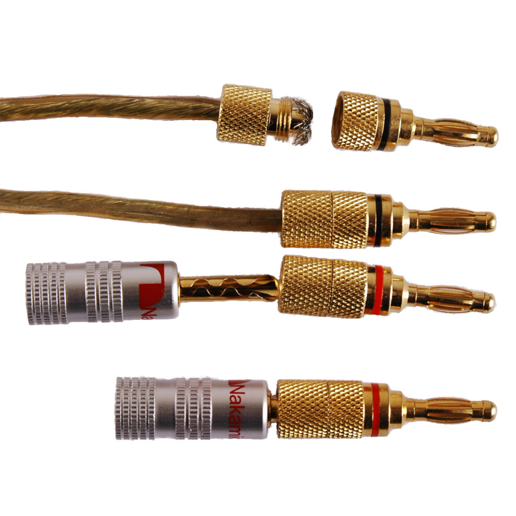 9 Beryllium copper leaf springs High End Speaker Banana Plug Self Lock