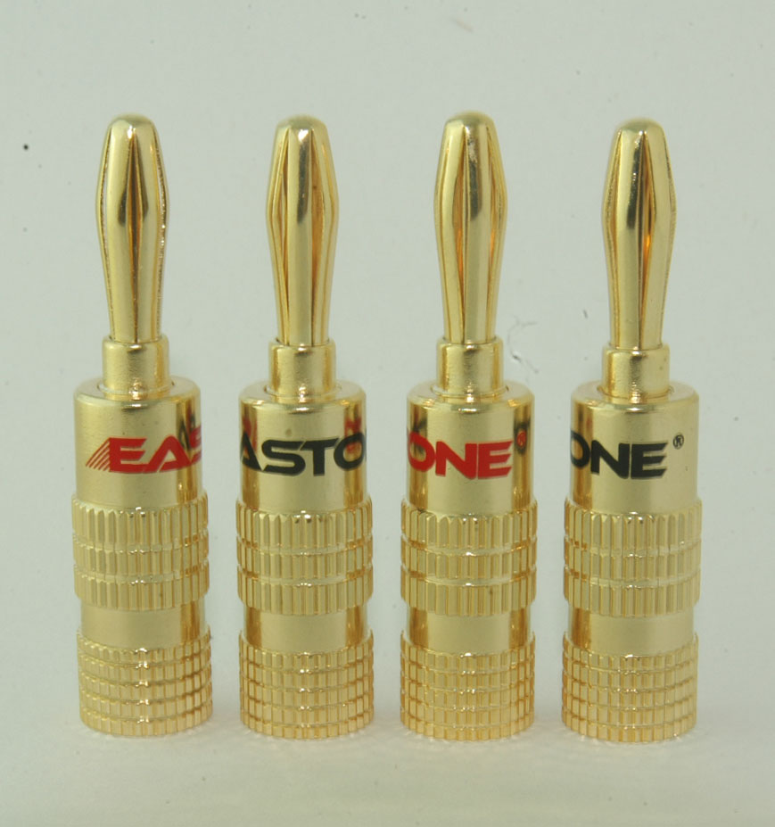 High end Speaker banana plug 24K Gold Plated N0534BG